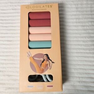 Blogilates Womens 3-Pack Resistance Bands OS Multicolor Fitness Pilates Workout